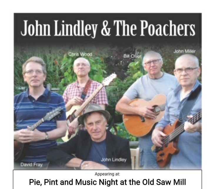Music Night at the Mill – John Lindley & The Poachers