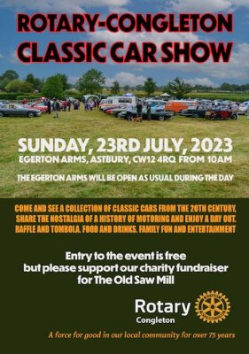 Congleton Rotary Support and Classic Car Show